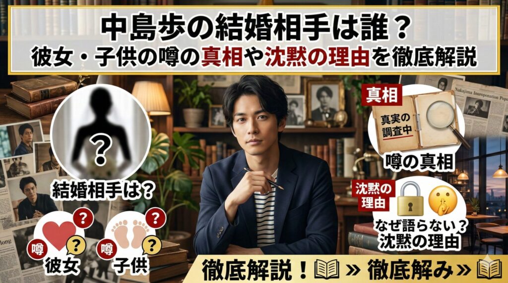 中島歩 結婚相手