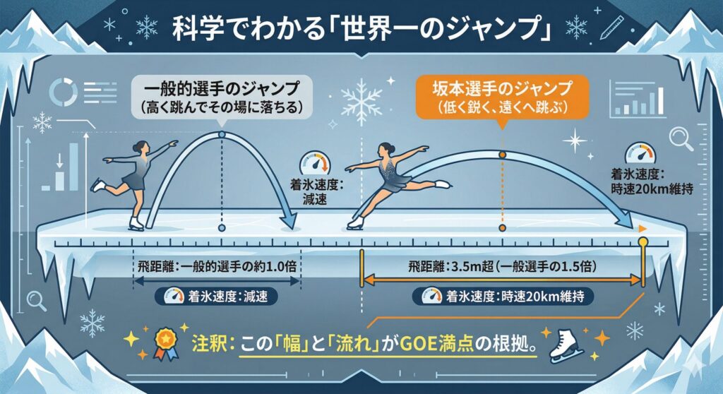 坂本花織選手の「幅跳び型ジャンプ」の科学的分析
