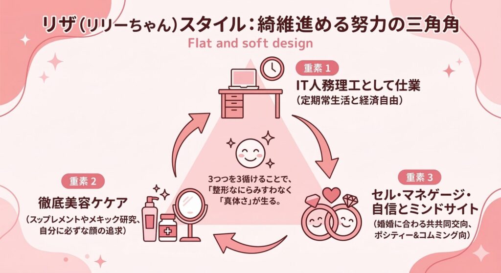 リサの美を形作る3つのサイクル