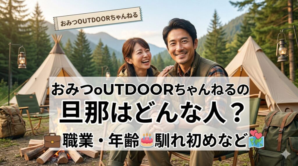 おみつOUTDOORちゃんねる 旦那
