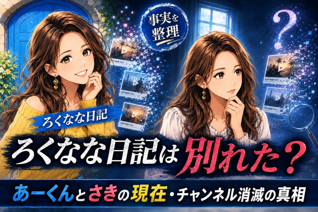 ろくなな日記は別れた