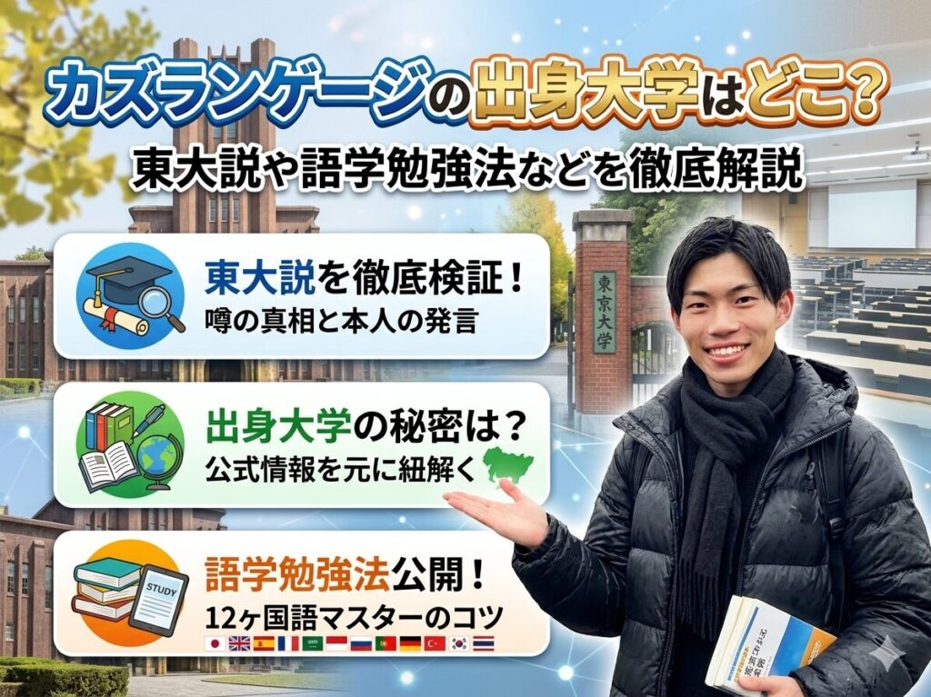 カズ ランゲージ 大学