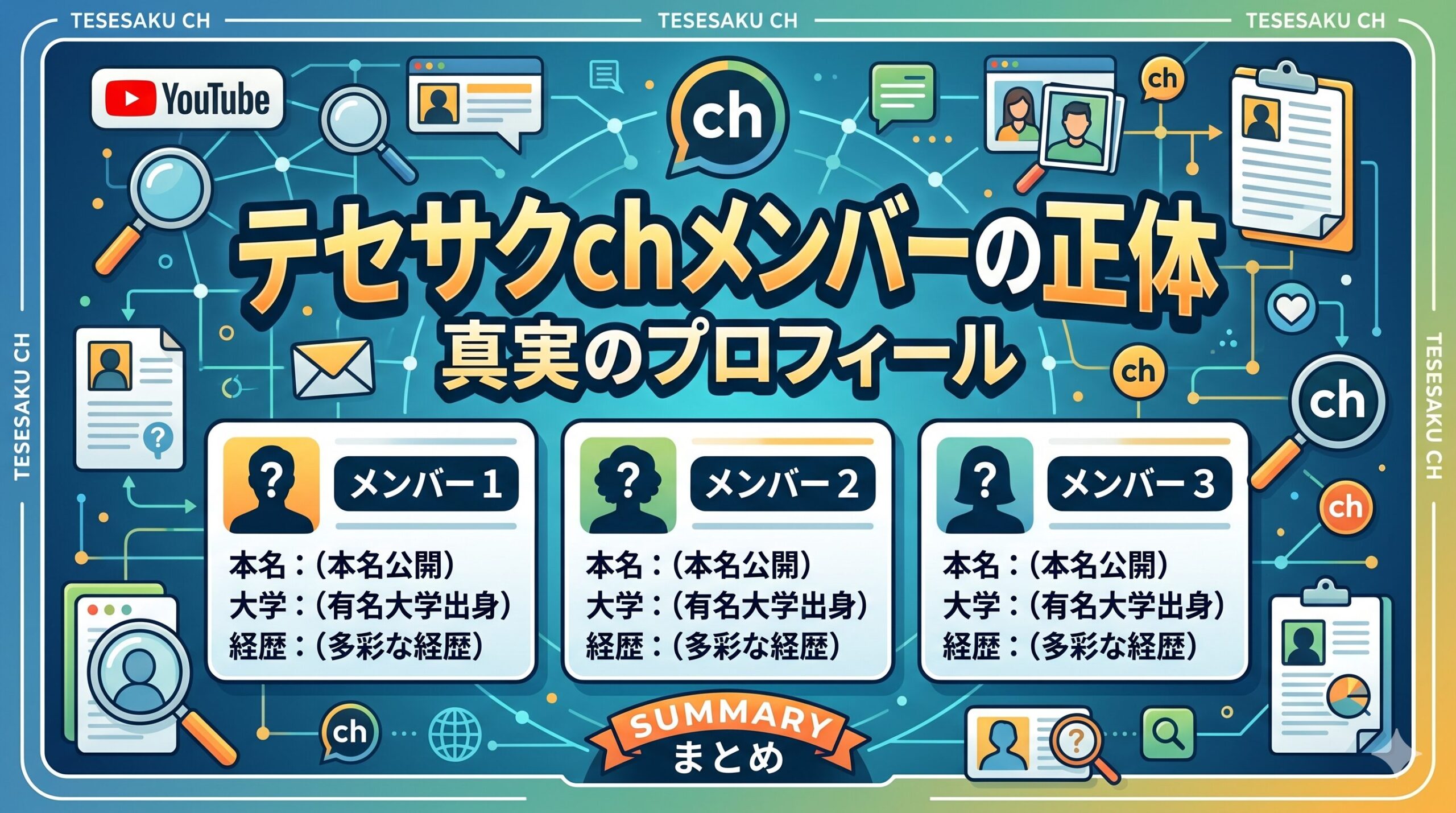 テセサクchメンバー