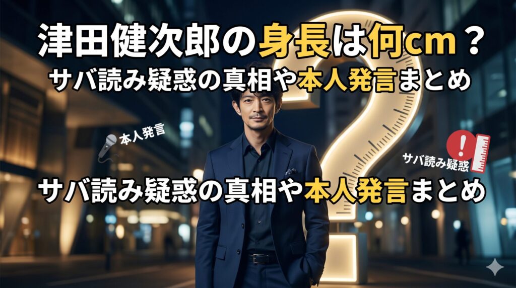 津田健次郎 身長