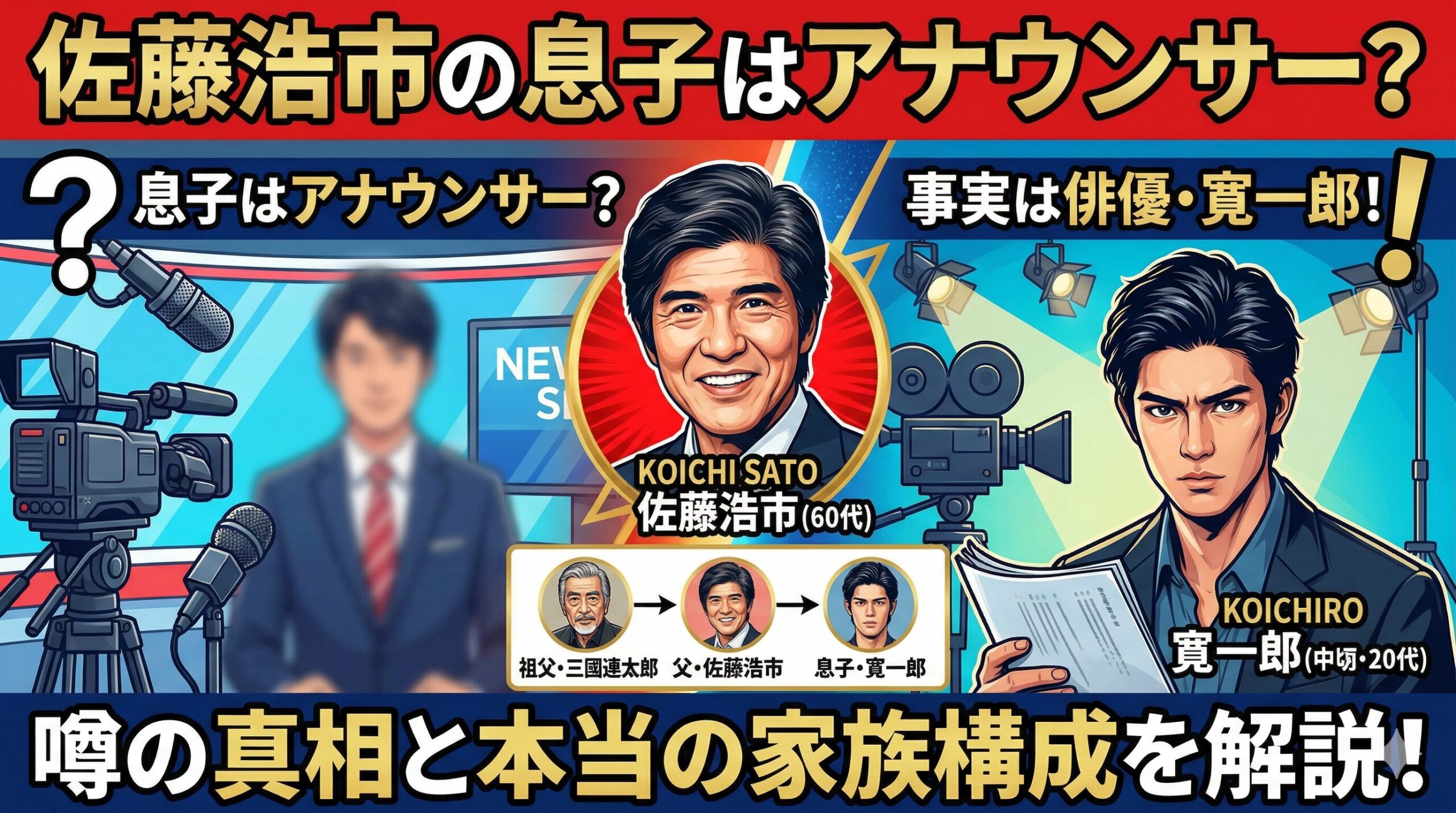 佐藤浩市 息子アナウンサー