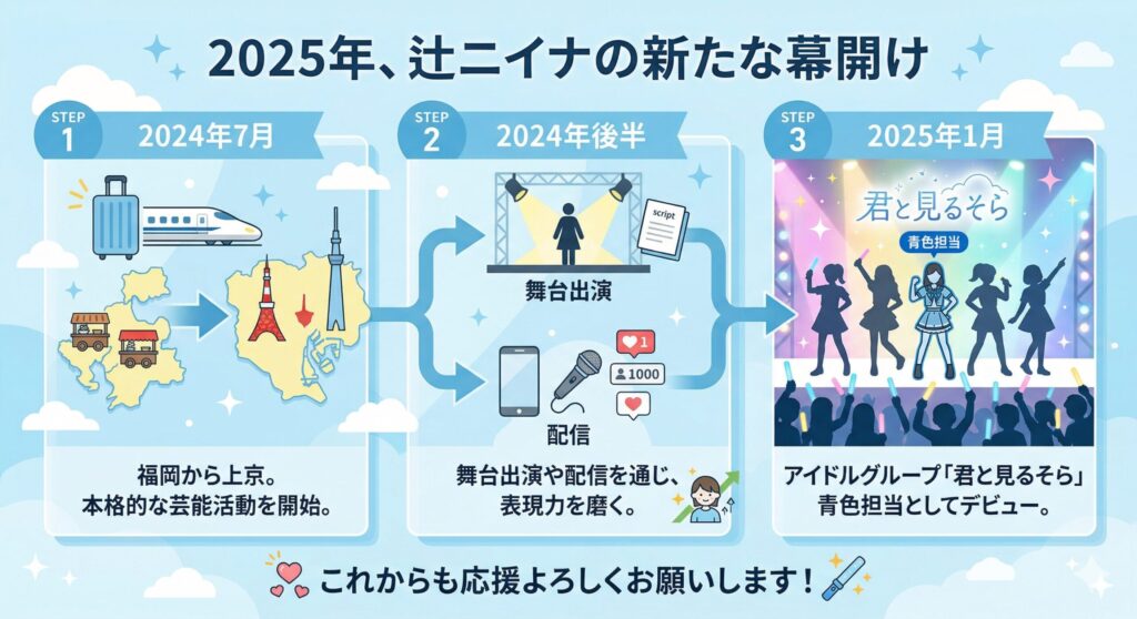 辻ニイナ 2024-2025 活動ロードマップ
