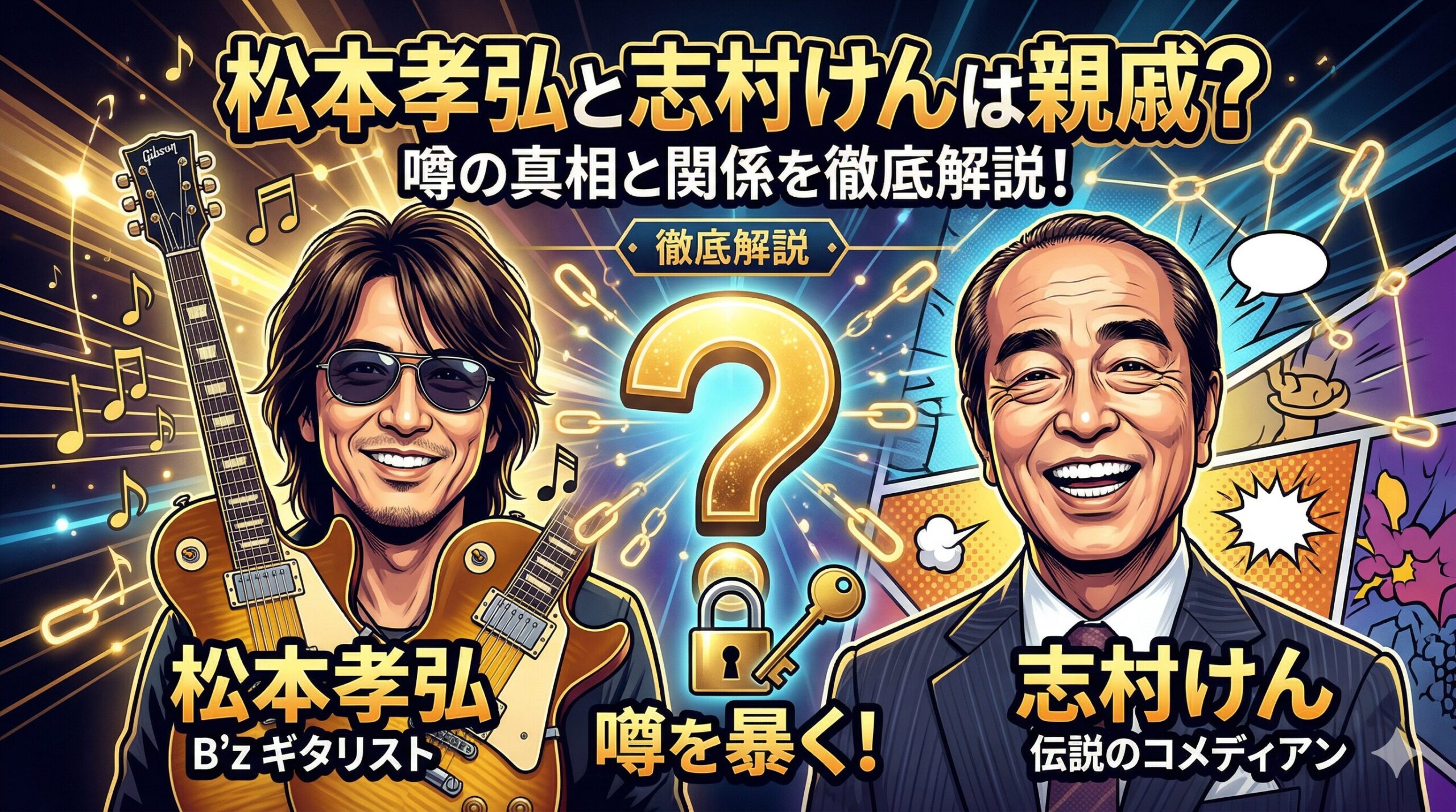 松本孝弘 志村けん 親戚