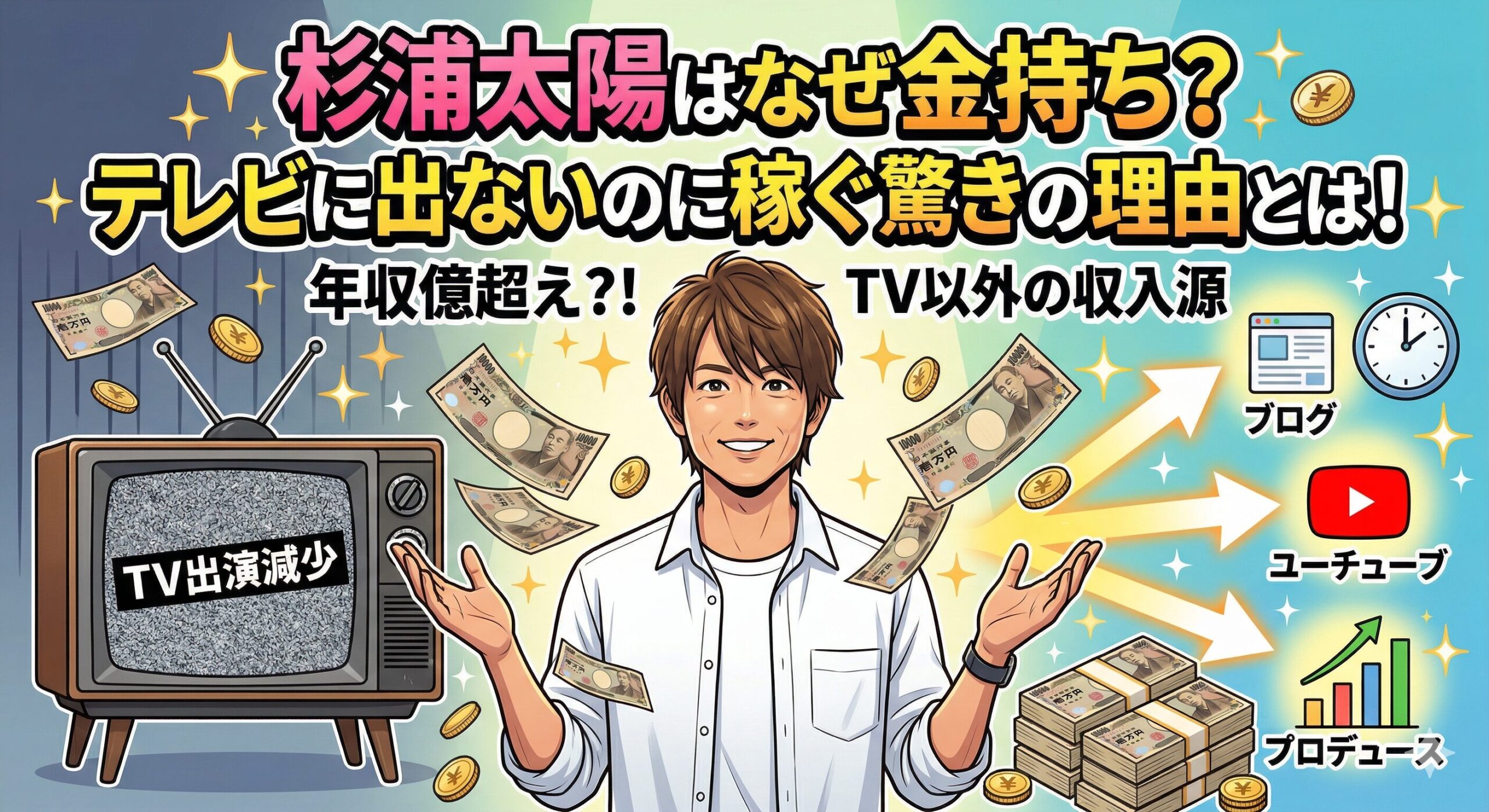 杉浦太陽 なぜ金持ち