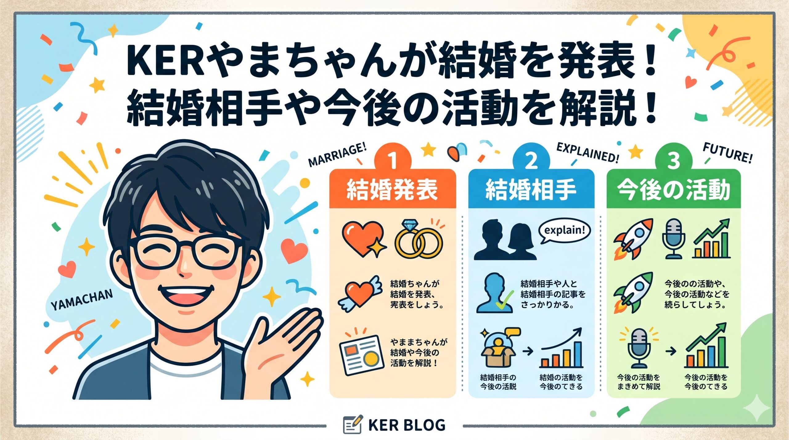 ker やまちゃん 結婚