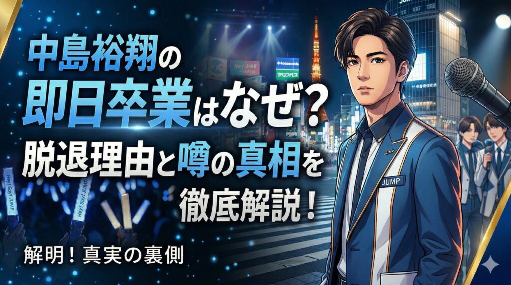 中島裕翔 卒業 なぜ