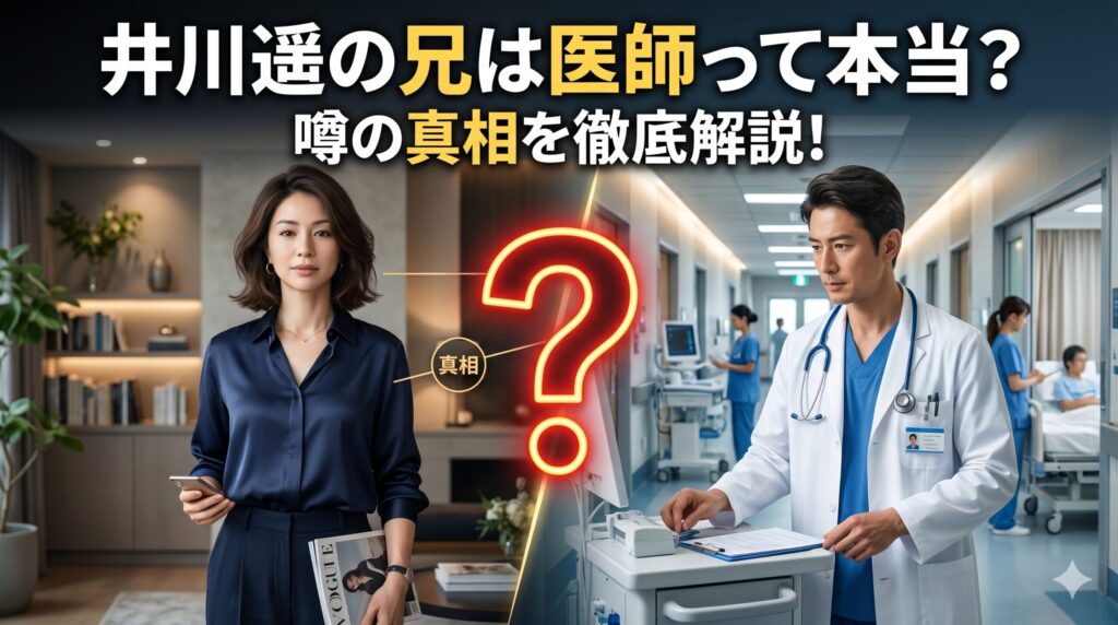 井川遥 兄 医師