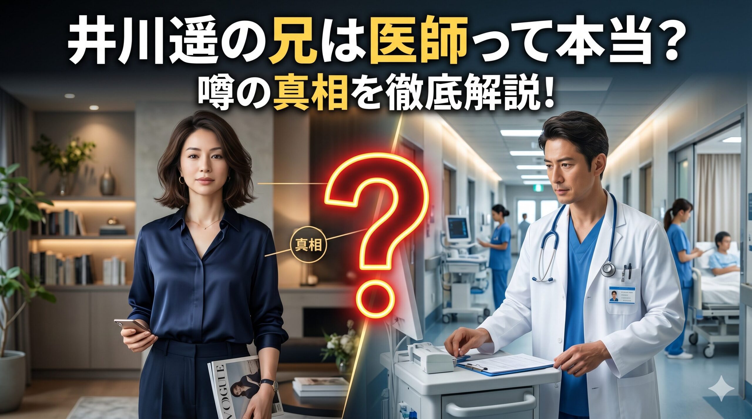 井川遥 兄 医師