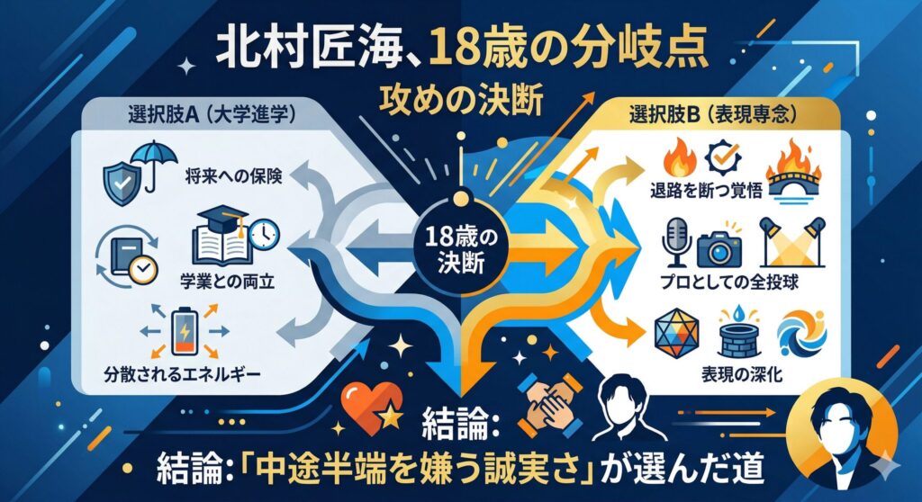 18歳の決断：進学 vs 表現専念