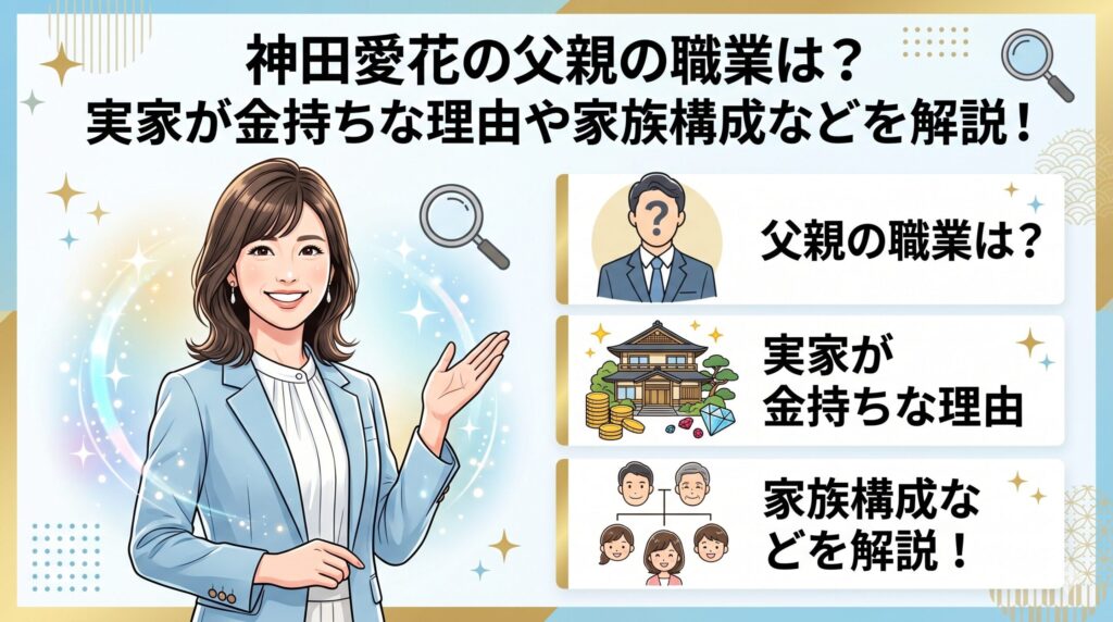 神田愛花 父親 職業