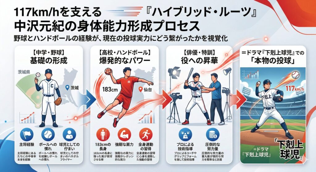 中沢元紀の身体能力形成プロセス