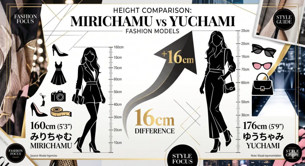 みりちゃむ・ゆうちゃみ身長比較(2026年版)