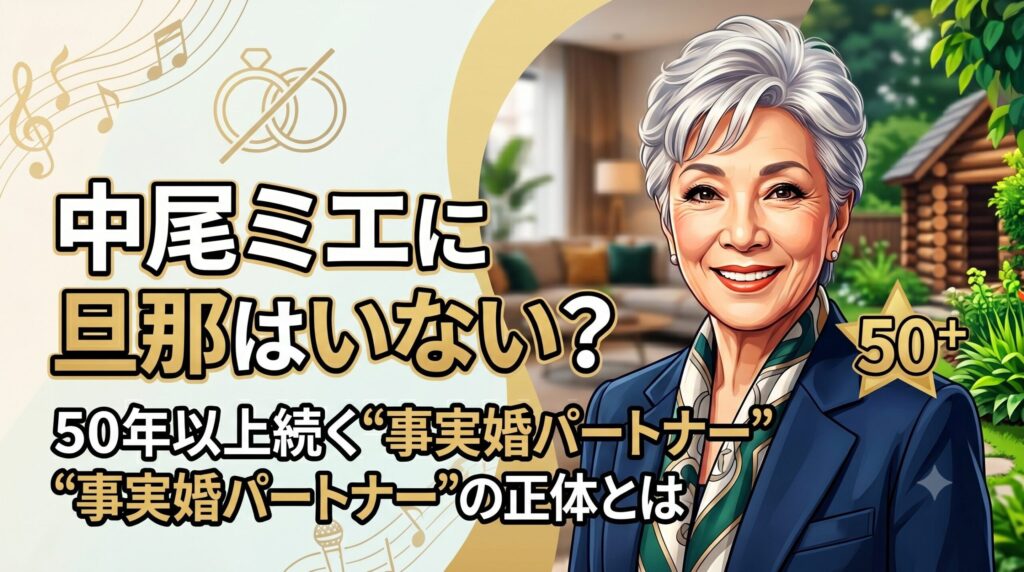 中尾ミエの旦那