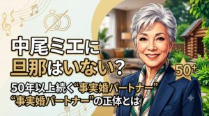 中尾ミエの旦那