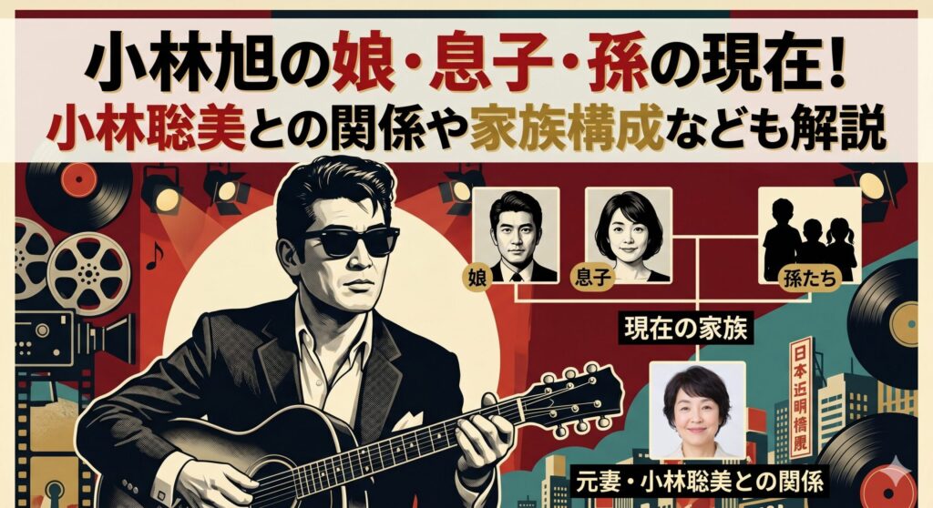 小林旭の娘・息子・孫