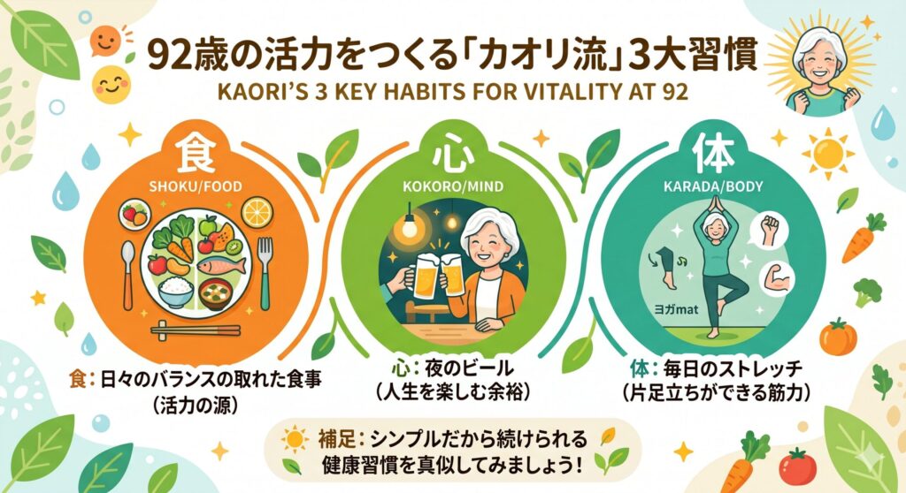 カオリ・ナラ・ターナーの健康習