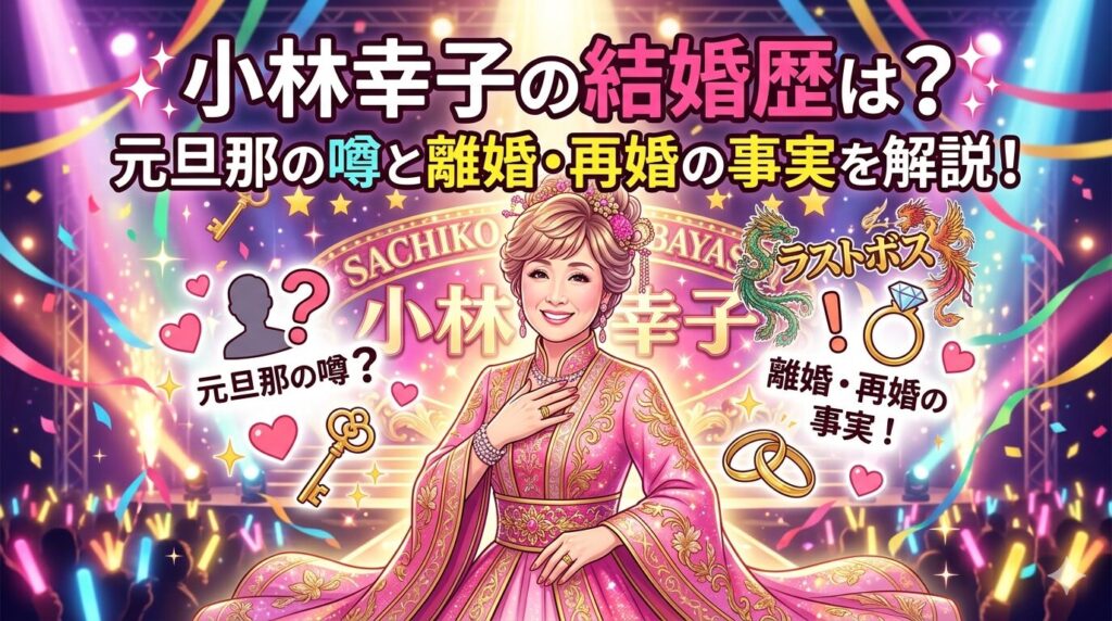 小林幸子 結婚歴 元旦那