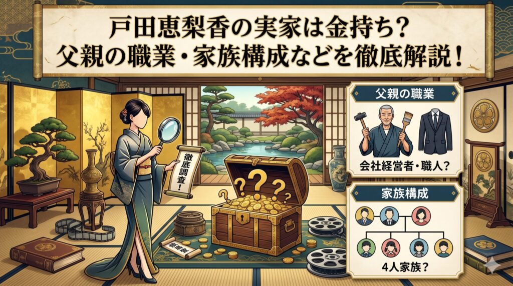 戸田恵梨香の実家は金持ち