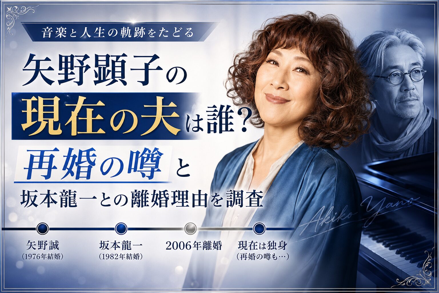 矢野顕子の現在の夫