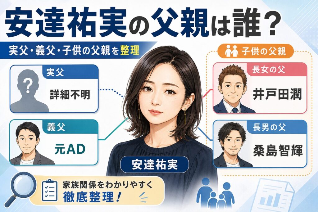安達祐実の父親