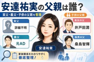 安達祐実の父親