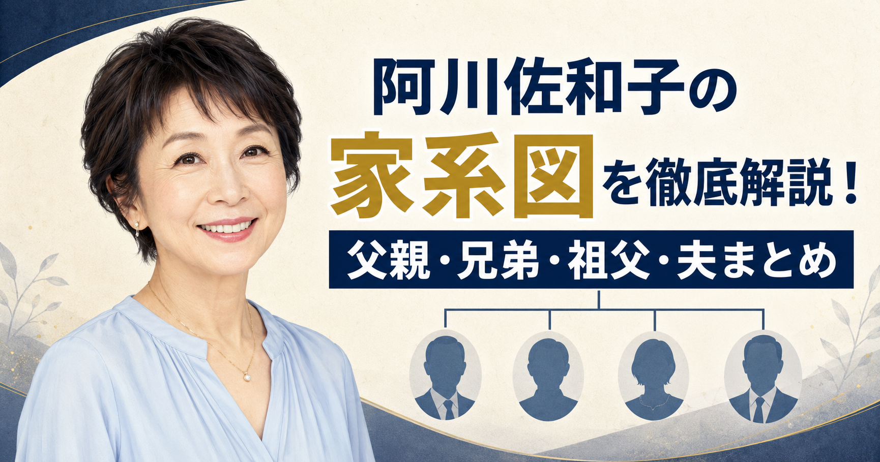 阿川佐和子の家系図