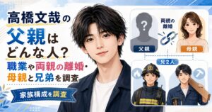 高橋文哉の父親