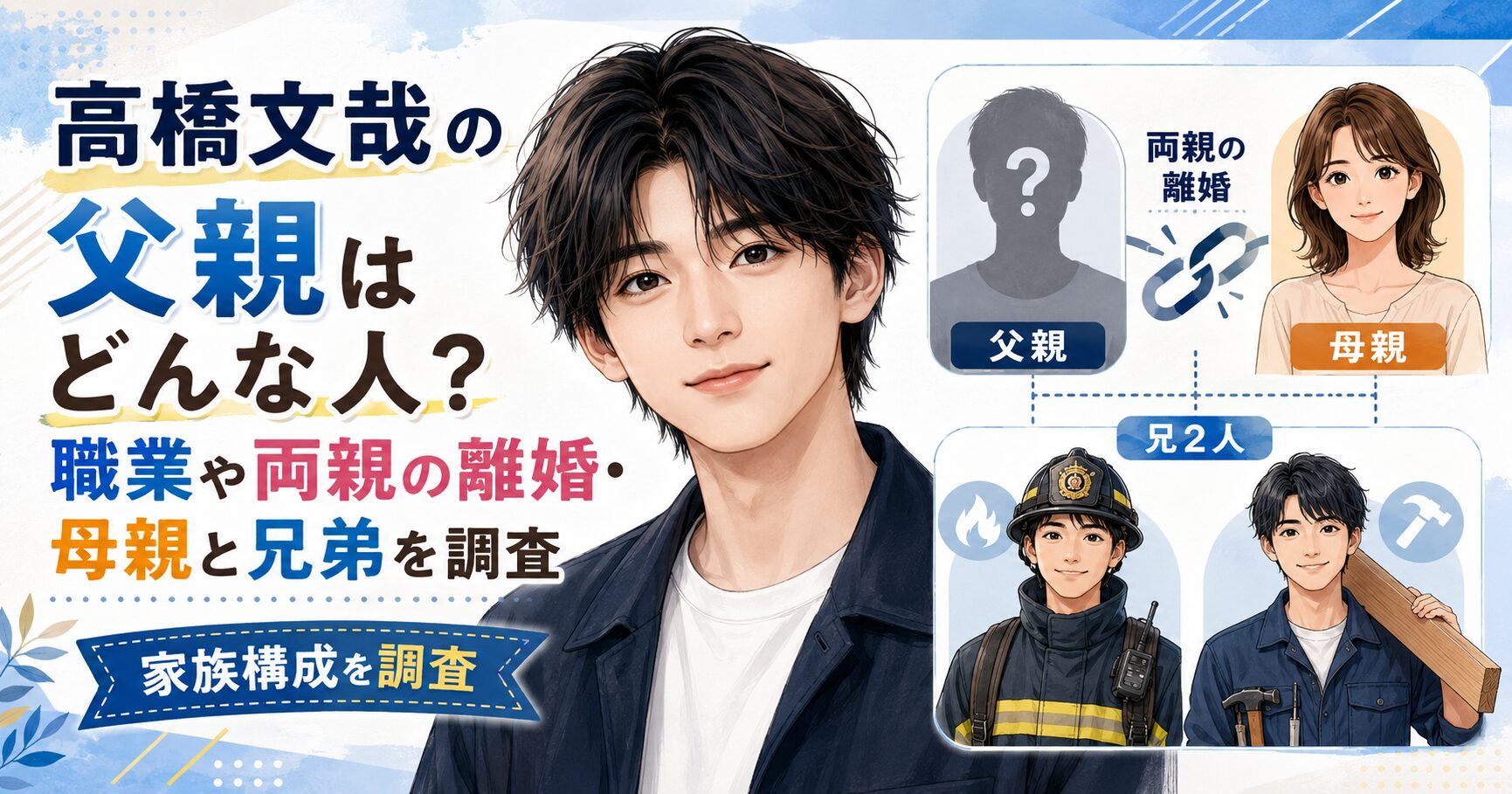 高橋文哉の父親